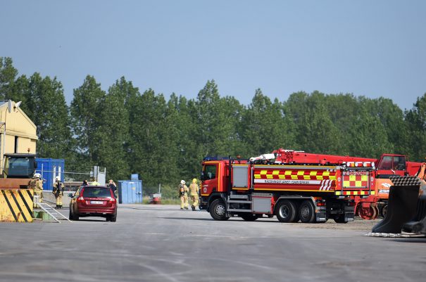Brand i svets gasverk med acetylen Landskrona